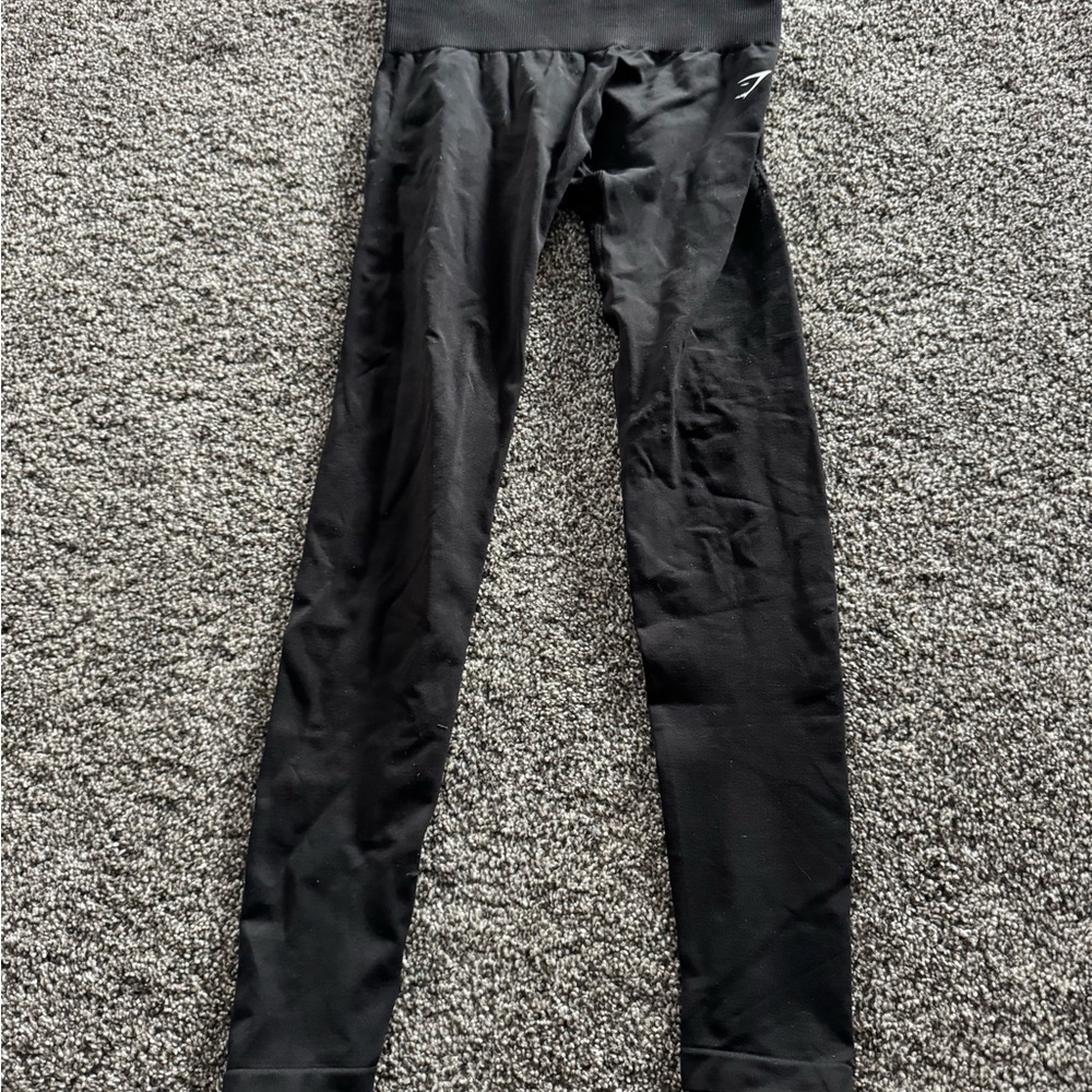 Gymshark Jet Black Workout Leggings